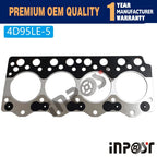 Cylinder Head Gasket for Komatsu 4D95 4D95S 4D95LE 4D95LE-5 (Metal)