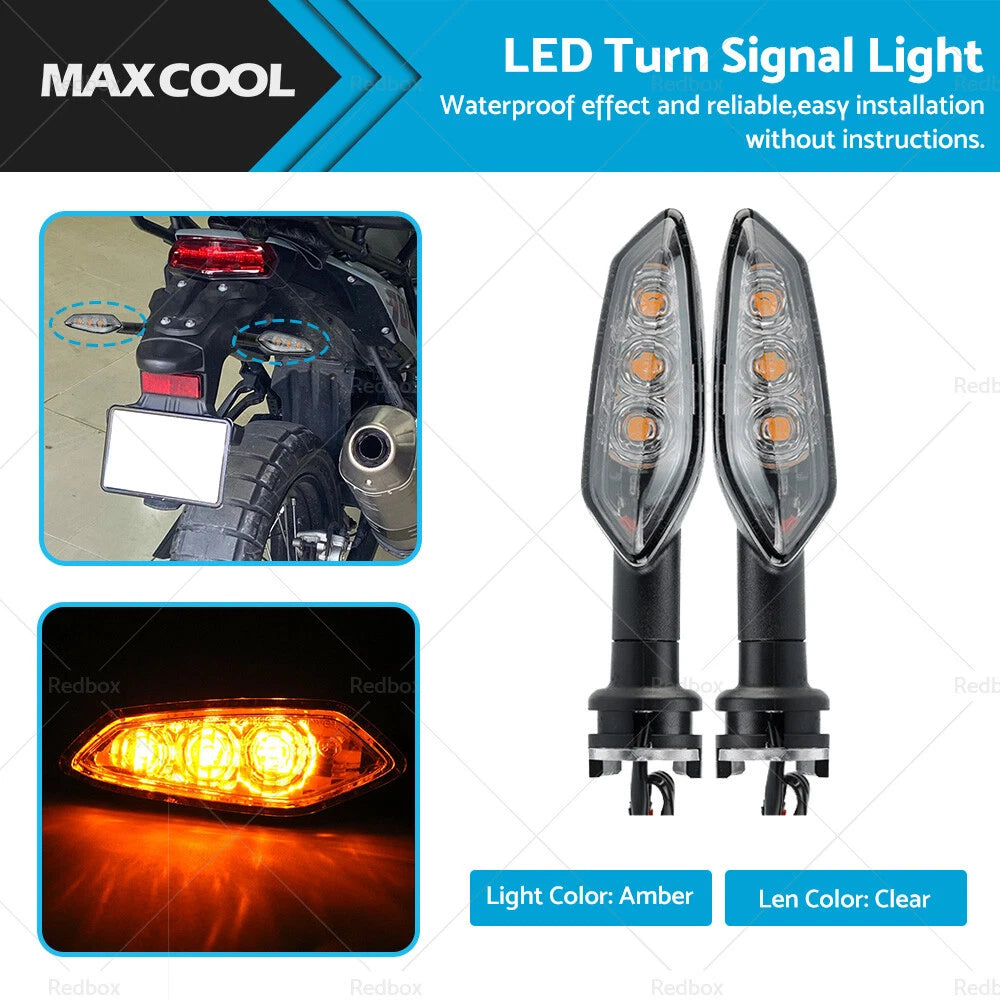 LED Turn Signal Light for Yamaha MT-01 MT-03 MT-25 MT-10 MT-07 MT-09 (2001–2023)