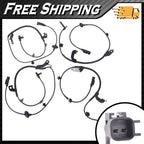Set of 4 ABS Speed Sensors for Chrysler 200 Dodge Avenger (2011–2014)