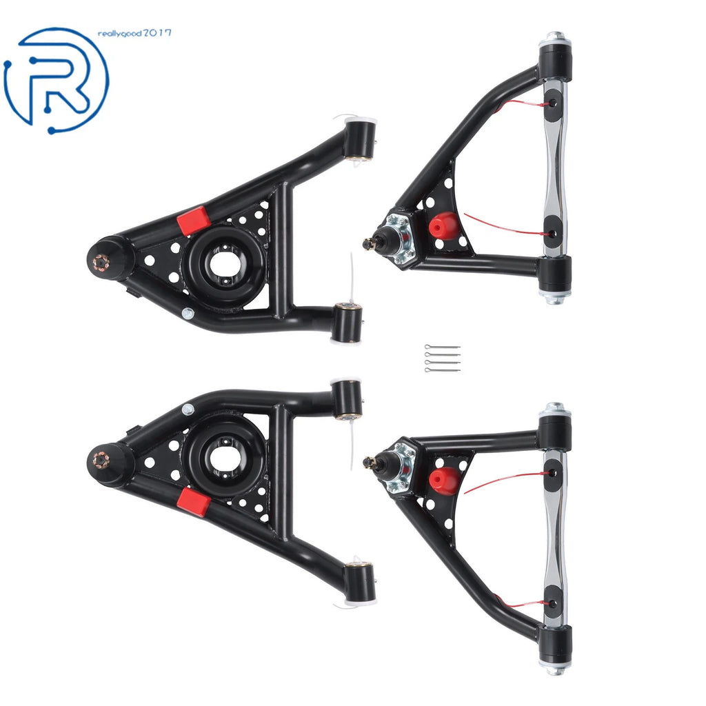 4X Front Upper Lower Control Arm Kit 345264 for Buick Apollo Chevy Camaro (1967–1974)