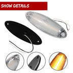5X Clear Amber LED Roof Clearance Marker Lights for Freightliner Cascadia (2008–2023)