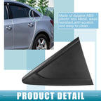 Left Rear Door Window Glass Triangle Trim Cover No. 95991480 for Chevrolet Cruze (2011–2019)