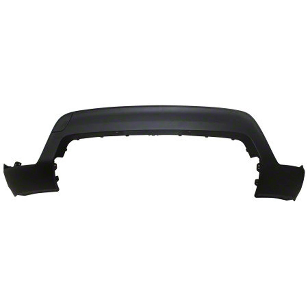 Replacement Black Front Lower Bumper Valance w/o Park Assist Sensor Holes