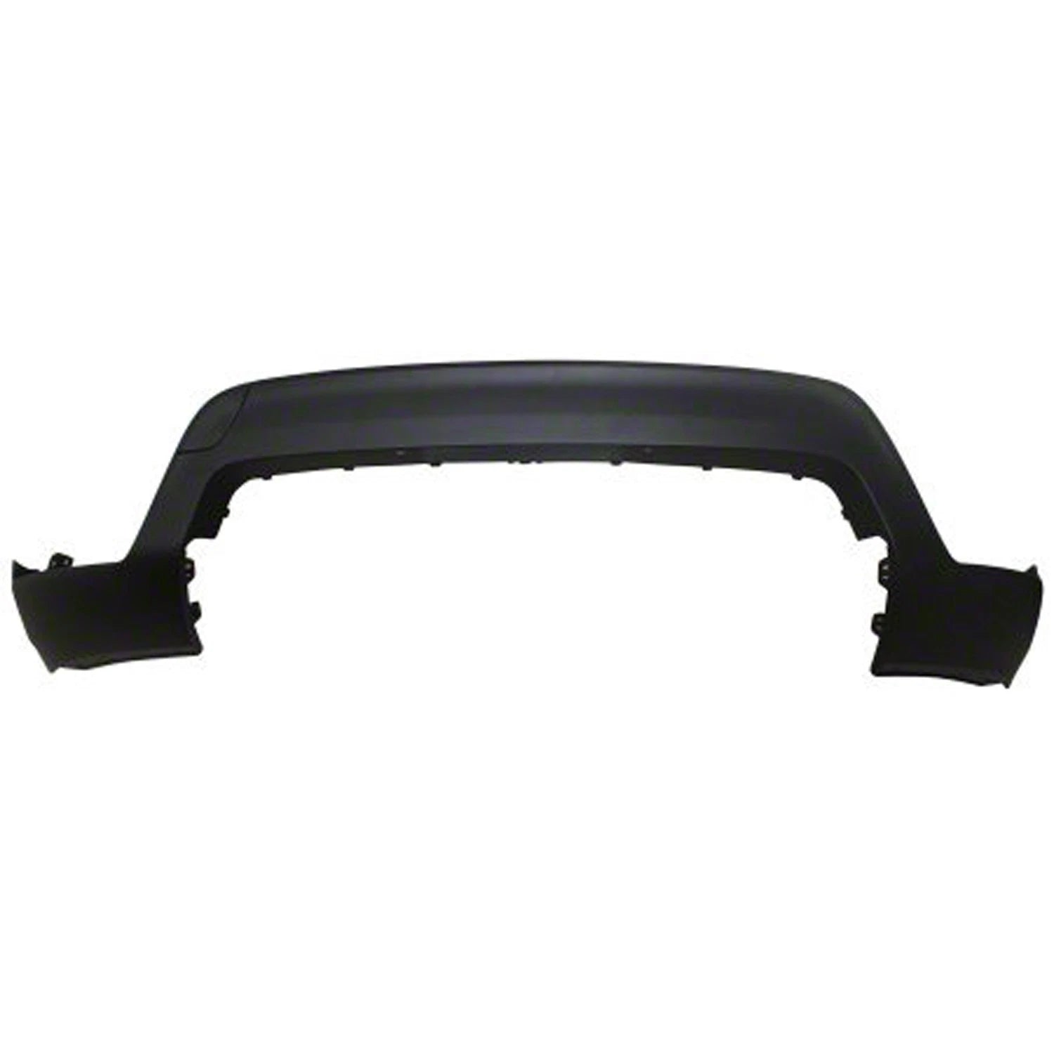 Replacement Black Front Lower Bumper Valance w/o Park Assist Sensor Holes