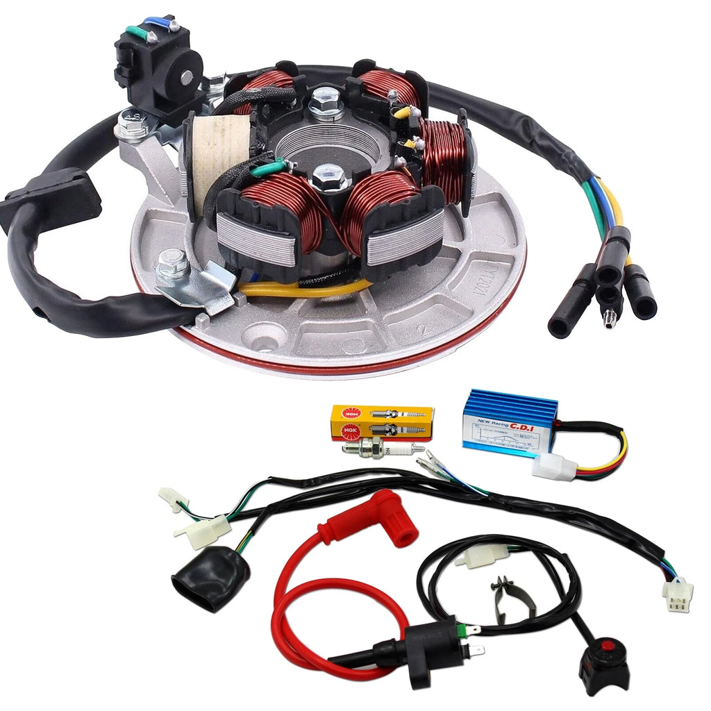 Magneto Stator CDI Wiring Coil Kit for 140cc Lifan Pit Dirt Bike (2010–2023)