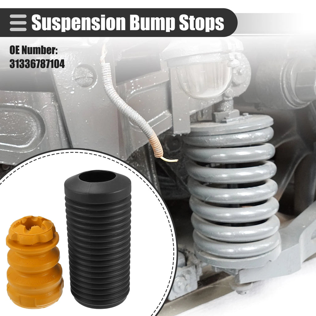 Set of 2 Front Suspension Bump Stop Shock Absorber Strut Boot Kit for BMW X3 X4 (2011–2021)