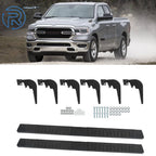 Set of 2 Running Boards 6" Side Steps Black for Ram 1500 (2019–2023)