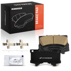 Ceramic Front Brake Pads w/ Hardware for Toyota Tundra Sequoia Lexus 