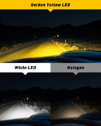 2X Yellow H8 H11 LED Fog Lights for Make Model