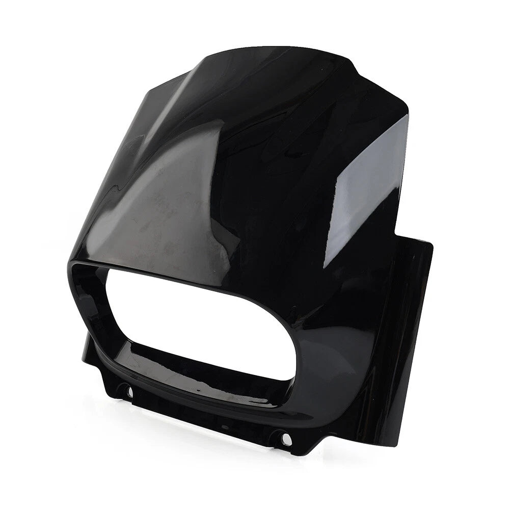 Glossy Black Headlight Fairing for Harley M8 Softail Fat Bob FXFB (2018–2022)