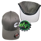 Cummins Charcoal Gray Flex Fit Ball Cap Hat S/M