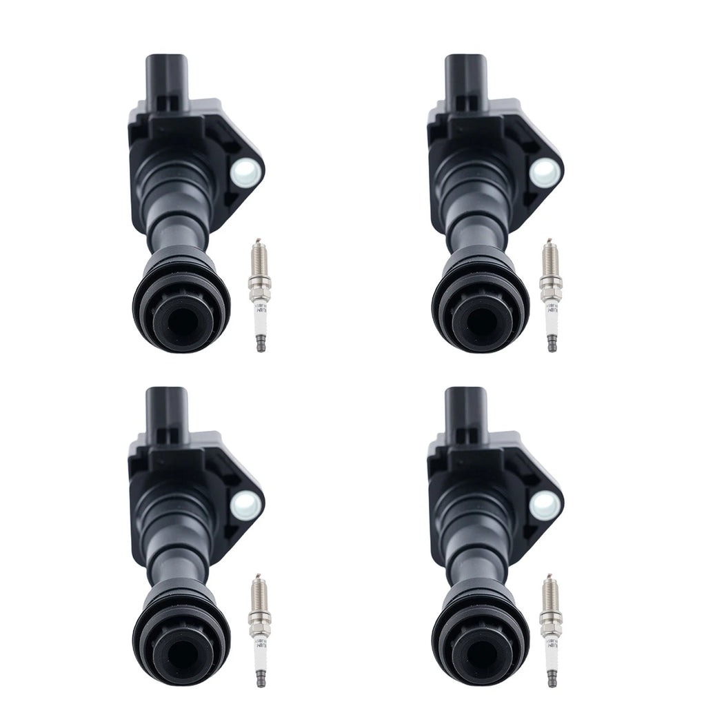 4X Ignition Coil & Spark Plug for Volvo XC90 S90 V90 2.0L (2016–2020) UF756