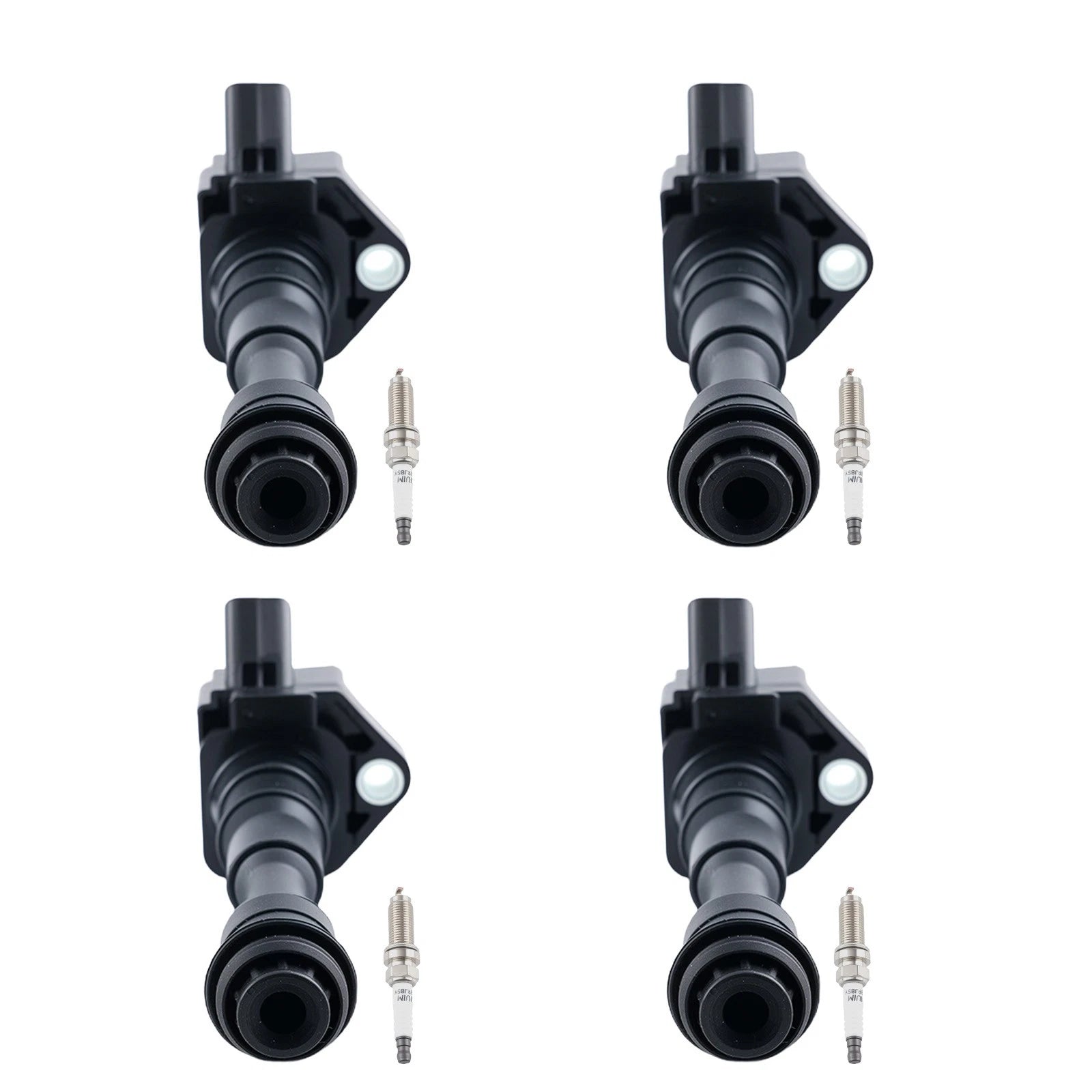 4X Ignition Coil & Spark Plug for Volvo XC90 S90 V90 2.0L (2016–2020) UF756