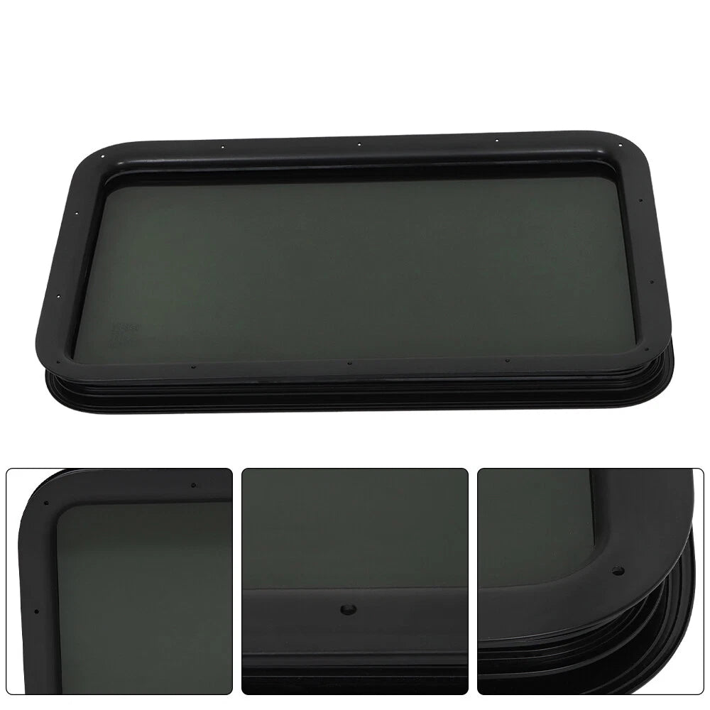 12" x 21" RV Entry Door Window for RV (Tempered Glass)