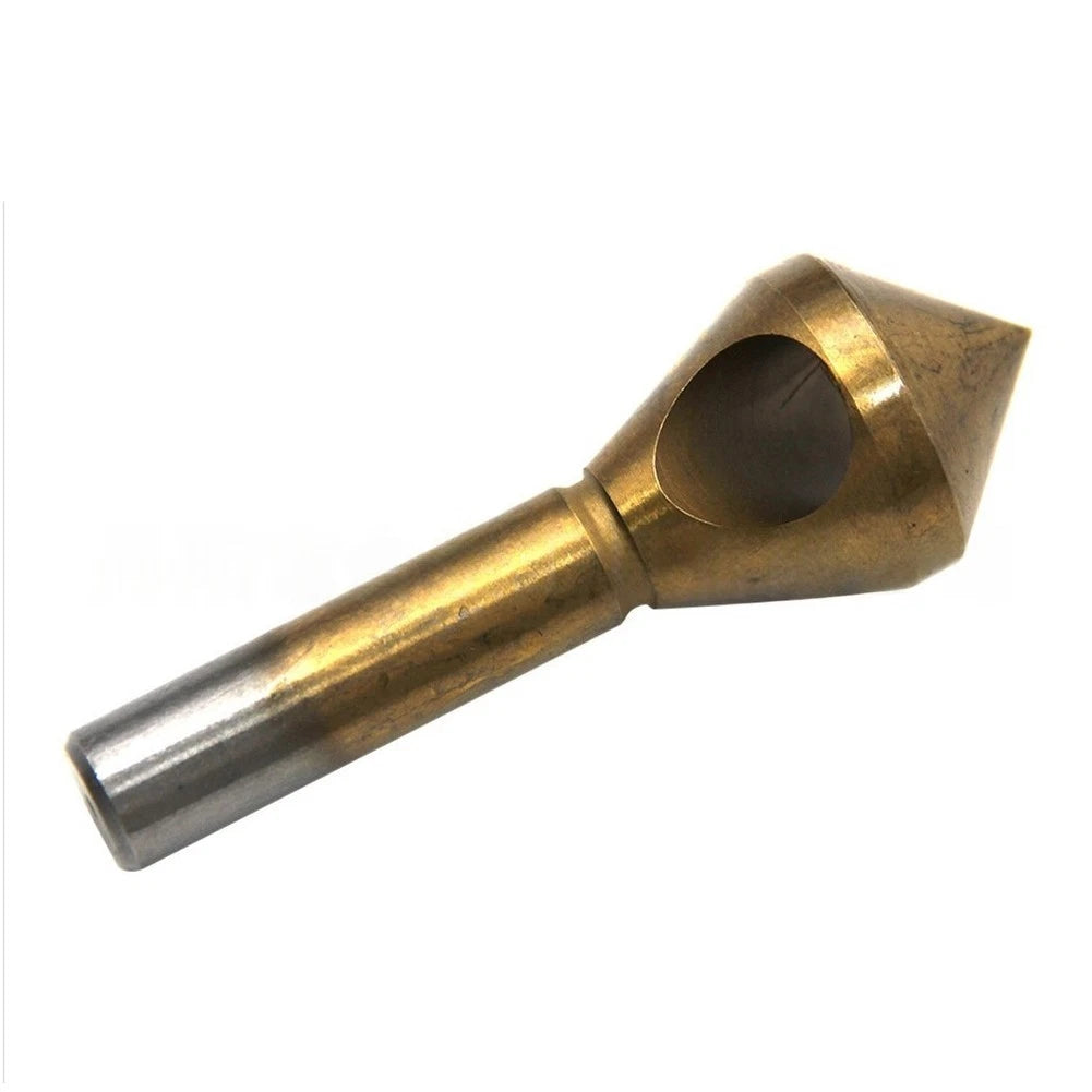 Set of 4 Titanium Coated Countersink Drill Bits for Wood Metal