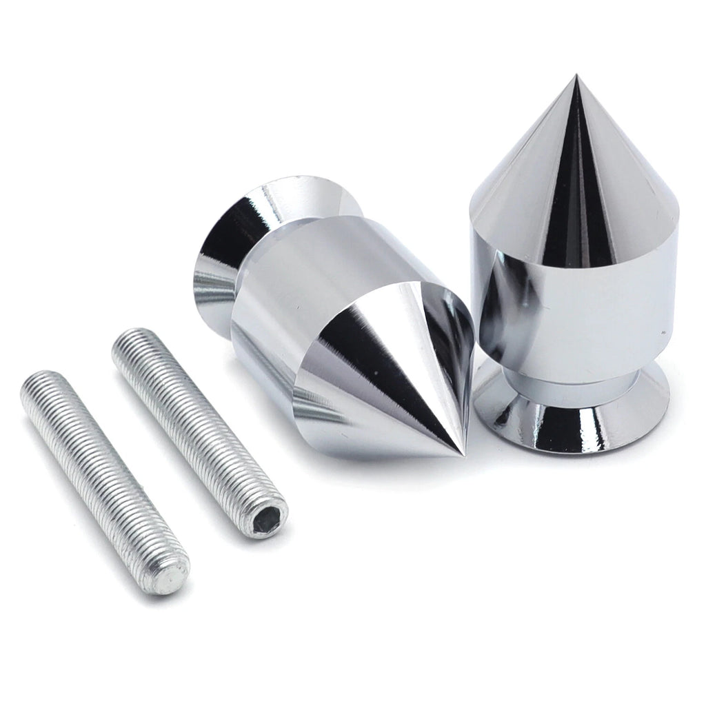 Chrome Spike Swingarm Spool 10mm for Kawasaki Ninja ZX-9R ZX900 (1998–2003)
