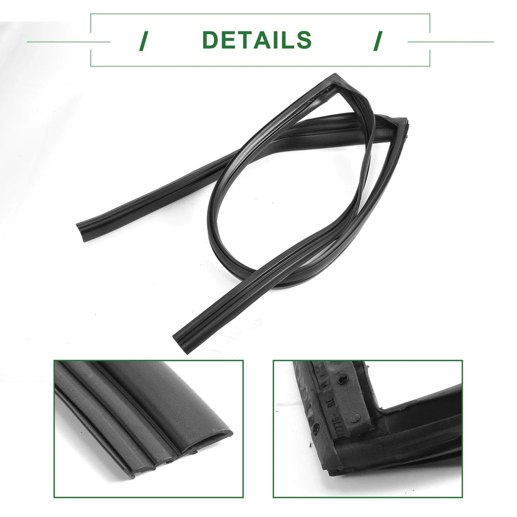 Rear Left Door Window Run Channel Seal Strip for Honda Accord (2003-2007)