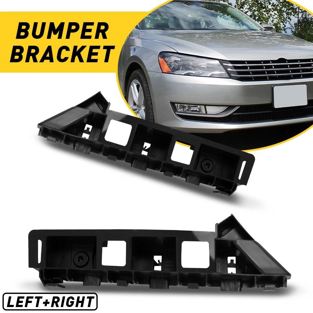 Set of 2 Front Bumper Retainer Brackets for Volkswagen Passat (2012–2015)