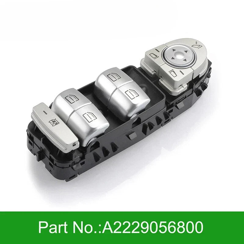 Power Window Switch Black(White Light) for Mercedes W213 E-Class (2016–2023)