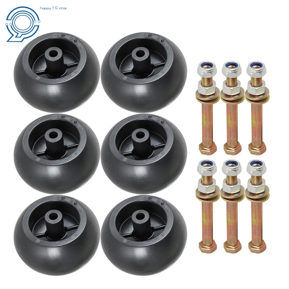 6 Pack Hardware Kit & Deck Wheel for Hustler Raptor (781567, 781708)