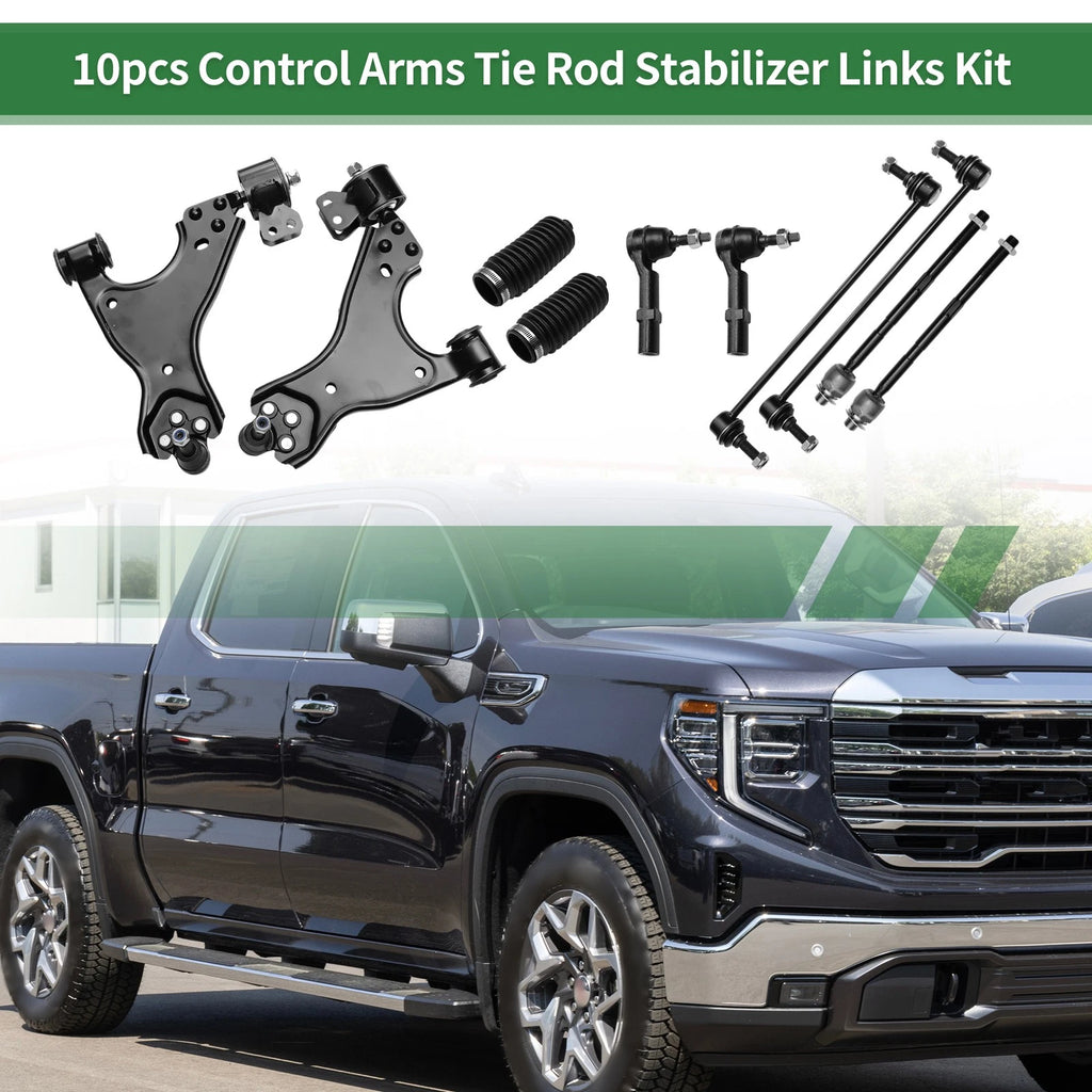 10pcs Control Arm Front Suspension Kit for Chevrolet Traverse (2009–2017)
