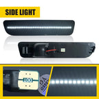 Smoked White LED Rear Bumper Side Marker Lamps for Ford Mustang (2005–2009)