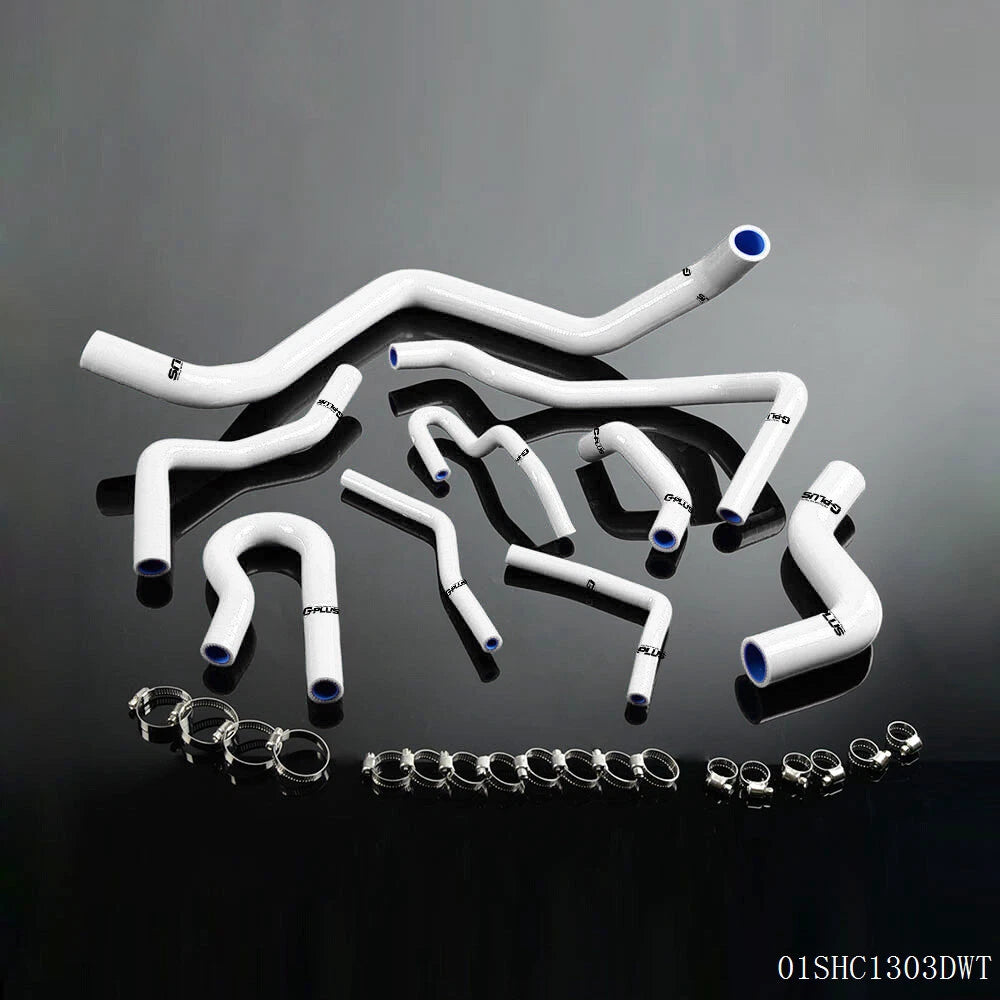 Silicone Radiator Hose Kit for Honda Civic (1992–2000) White