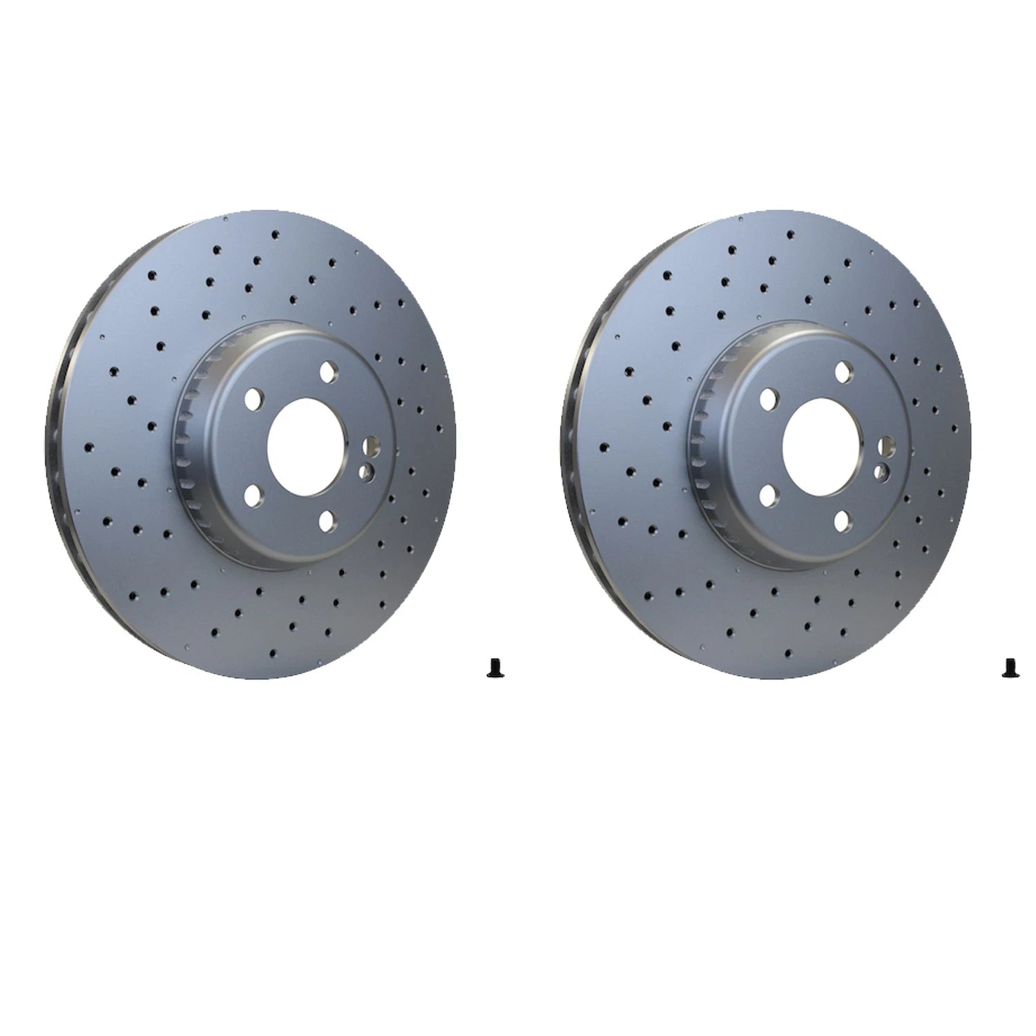 Set of 2 Hella Front 342mm Disc Brake Rotors for W205 C300 C350e C400