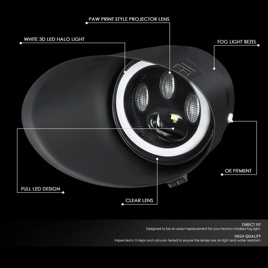 Paw Print Projector LED Fog Light Lamps for Tacoma Tundra (2005–2013)