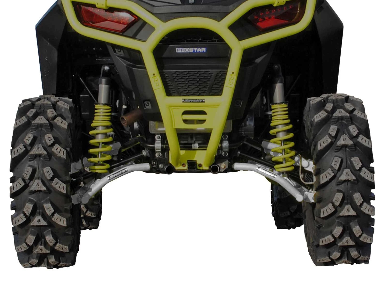 SuperATV High Clearance Rear Offset A Arms for Polaris RZR S 900 / 4 900 (2015–2020)