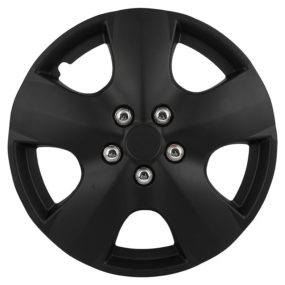 Set of 4 Wheel Hub Caps for R15 Tire & Rim (Fits 15" Wheels)