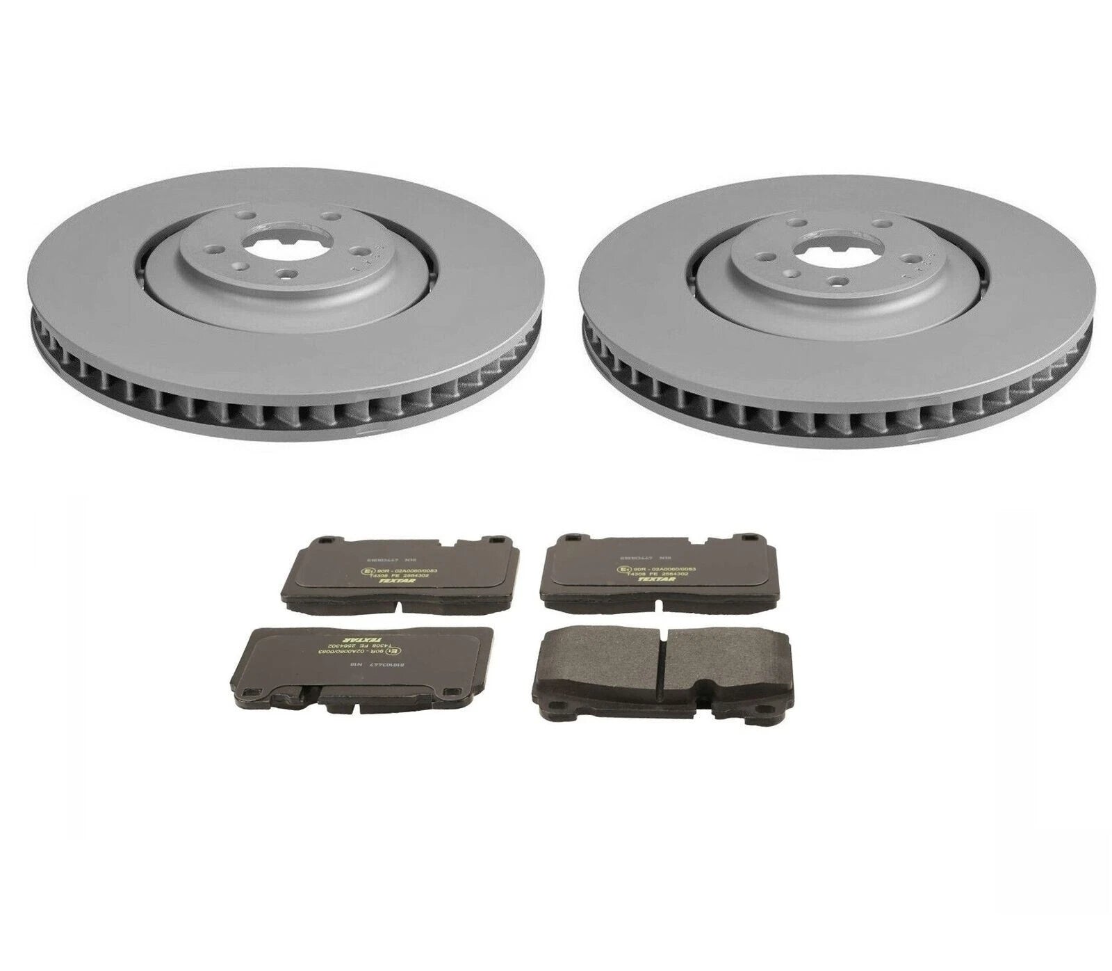 Front Brake Kit 380mm Disc Rotors & Textar Pads for Audi Q5 (2018–2023)