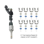 Fuel Injectors O-Rings Seals for Range Rover Jaguar 5.0L  - 8pcs