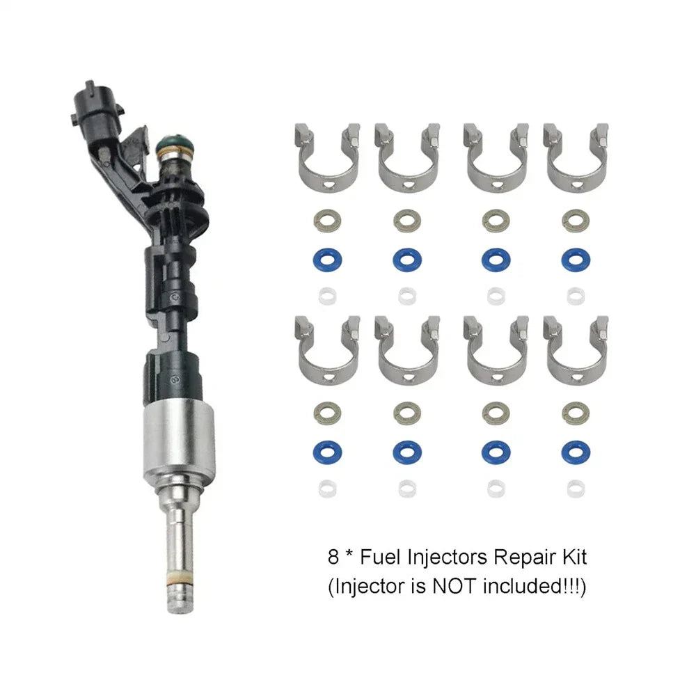 Fuel Injectors O-Rings Seals for Range Rover Jaguar 5.0L  - 8pcs