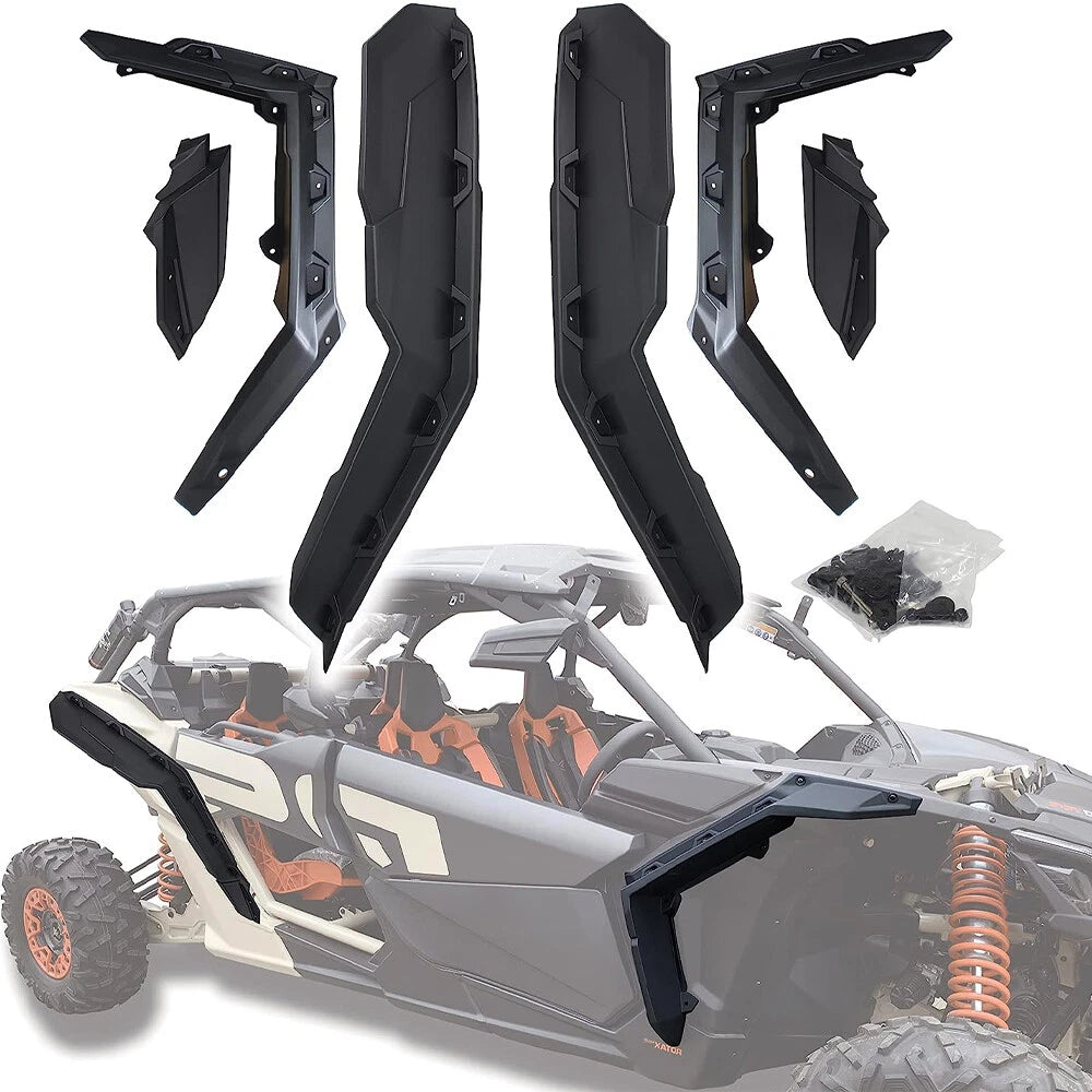 Extended Fender Flares for Can-Am Maverick X3/X3 Max RS Turbo R RR (2017–2025)