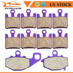 Front & Rear Brake Pads for Kawasaki ZX6R ZX636 ZX10R (2003–2007)