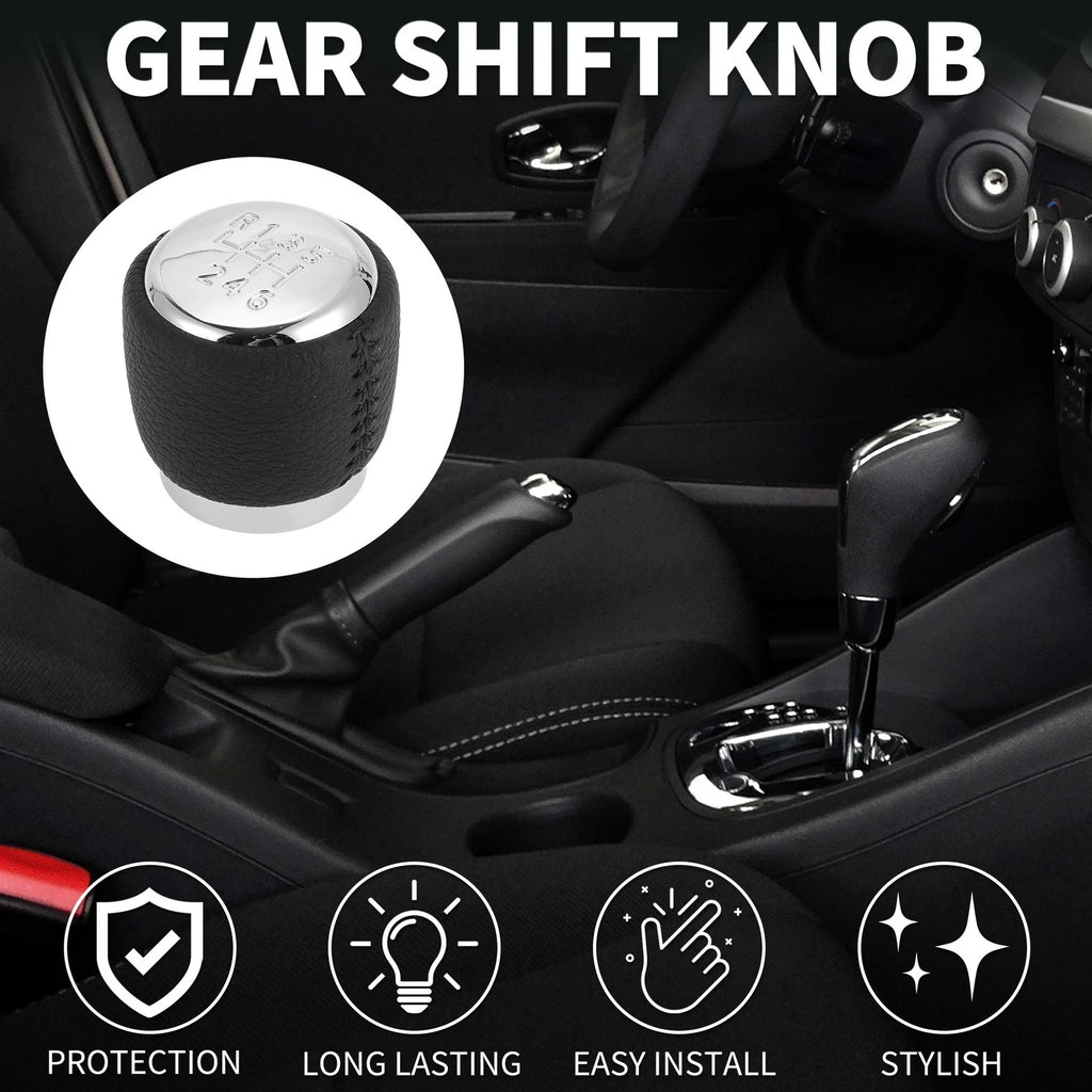 6 Speed Manual Gear Shift Knob for Toyota Auris (2008–2018) Plastic Leather