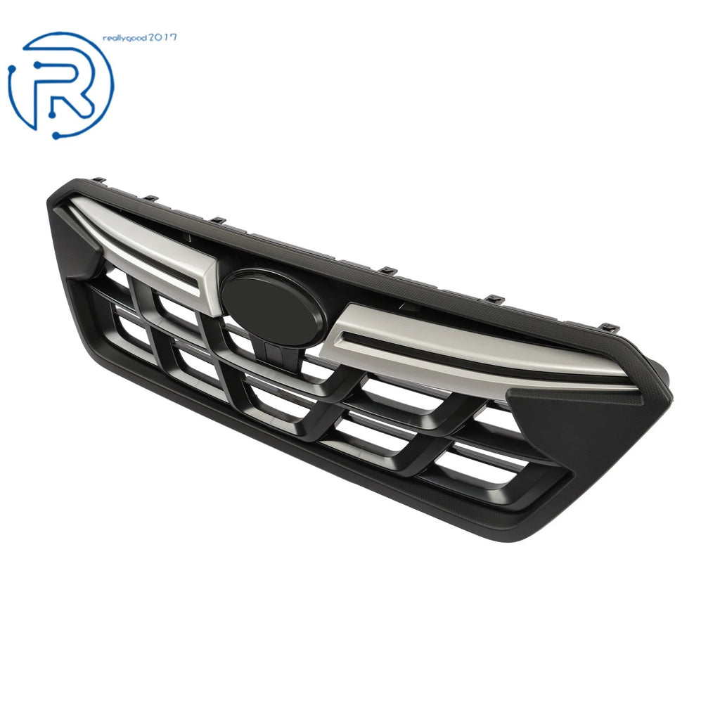 Upper Grille for Subaru Crosstrek (2021-2023) Silver Matte Black