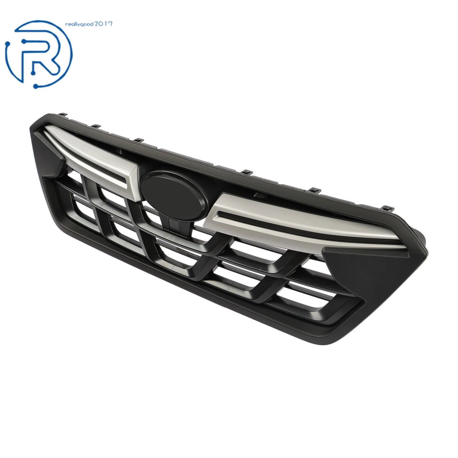 Upper Grille for Subaru Crosstrek (2021-2023) Silver Matte Black
