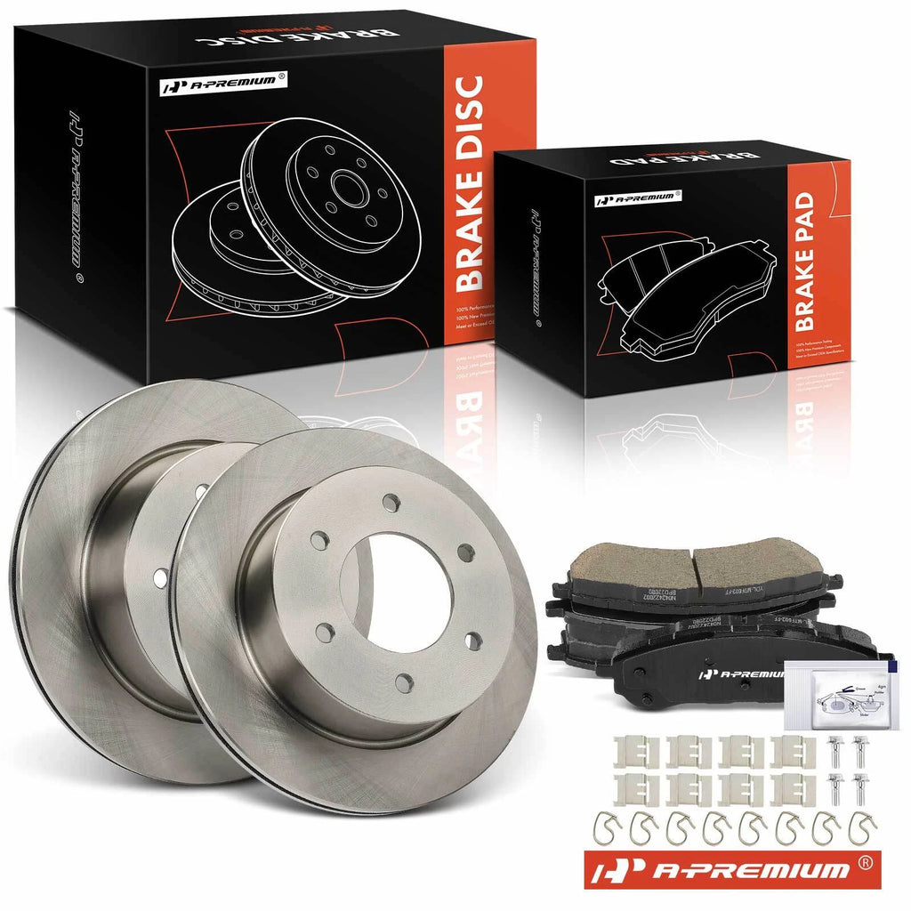 Rear Disc Brake Rotor & Ceramic Pad for Ford Ranger (2019–2022)