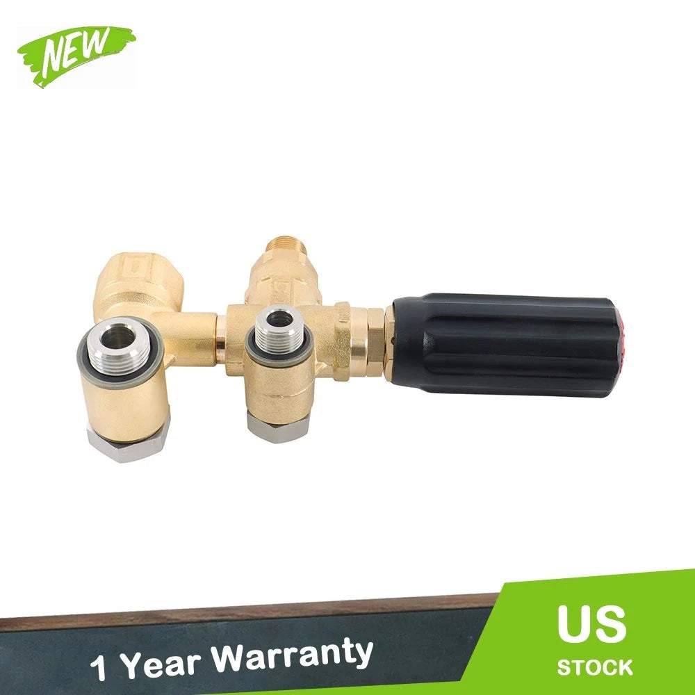 3650 PSI 5.5 GPM Unloader with Bolt Set for Pressure Pump RR, RK, XM