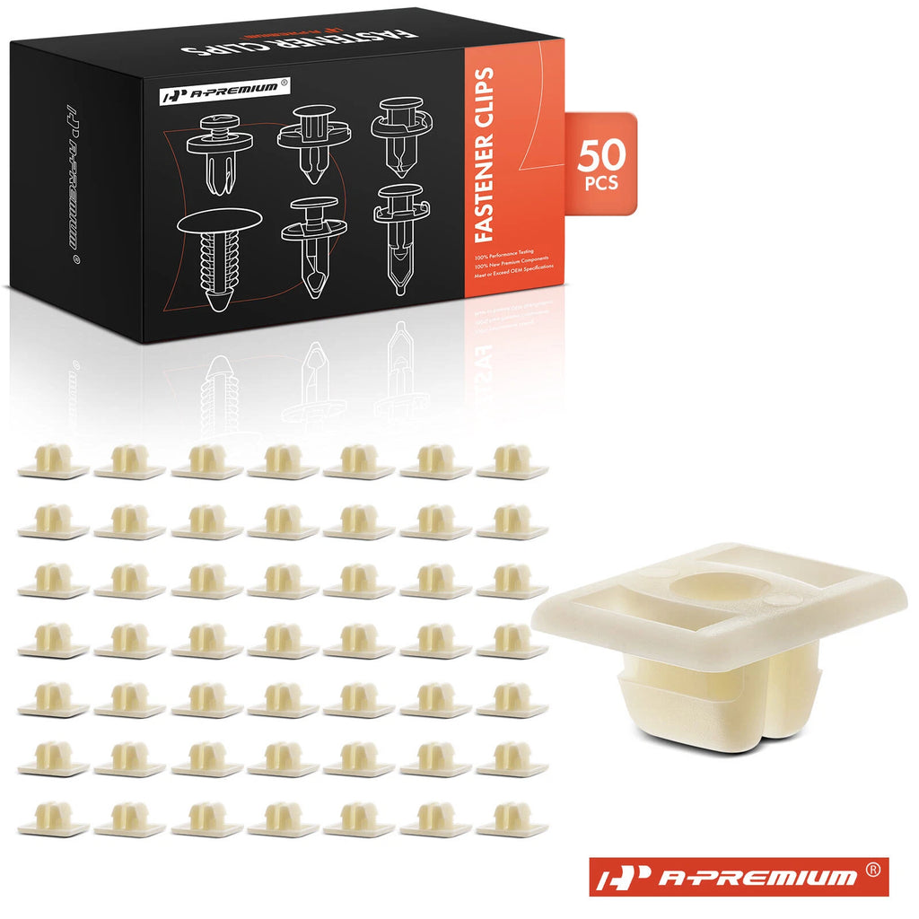Set of 50 Fender Retainer Clips for Ford 