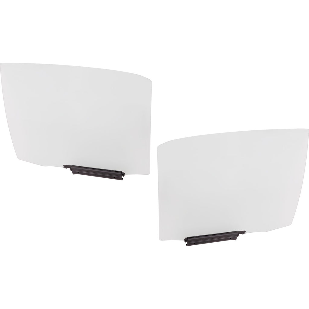 Set of 2 Rear Door Glasses for Sedan Left Right Pair