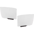 Set of 2 Rear Door Glasses for Sedan Left Right Pair