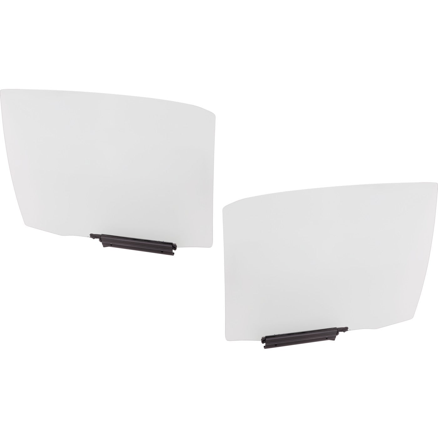 Set of 2 Rear Door Glasses for Sedan Left Right Pair