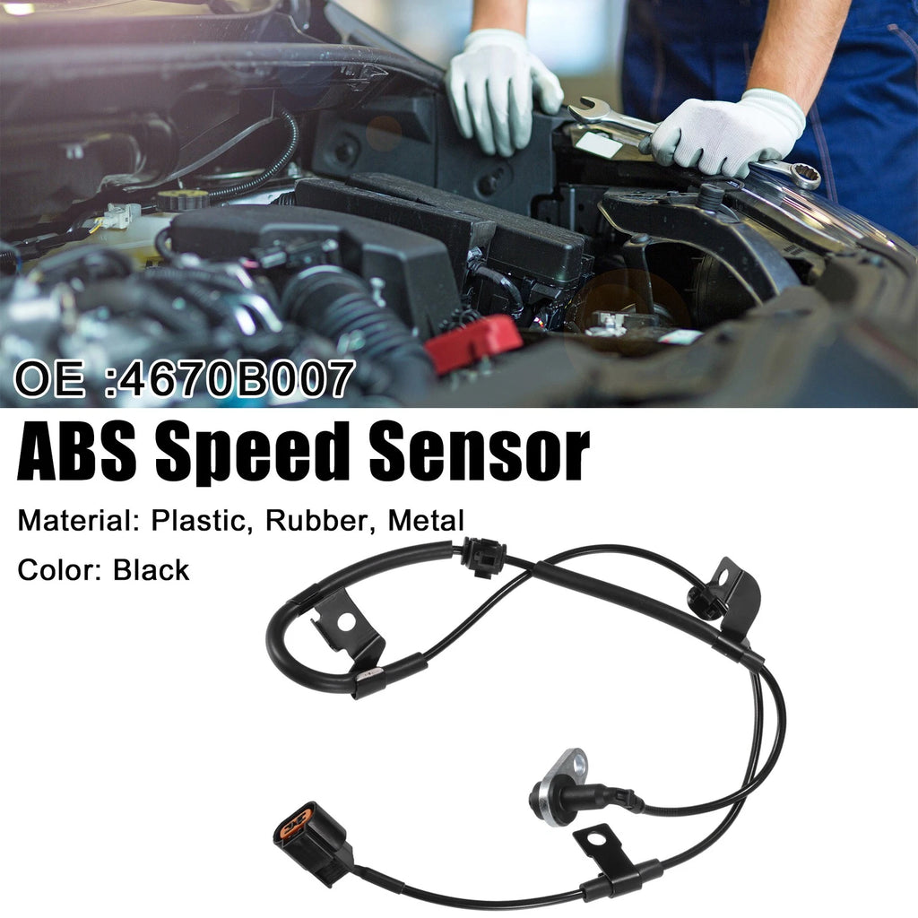 Rear Left ABS Wheel Speed Sensor for Mitsubishi L200 Triton (2014–2023) No. 4670B007