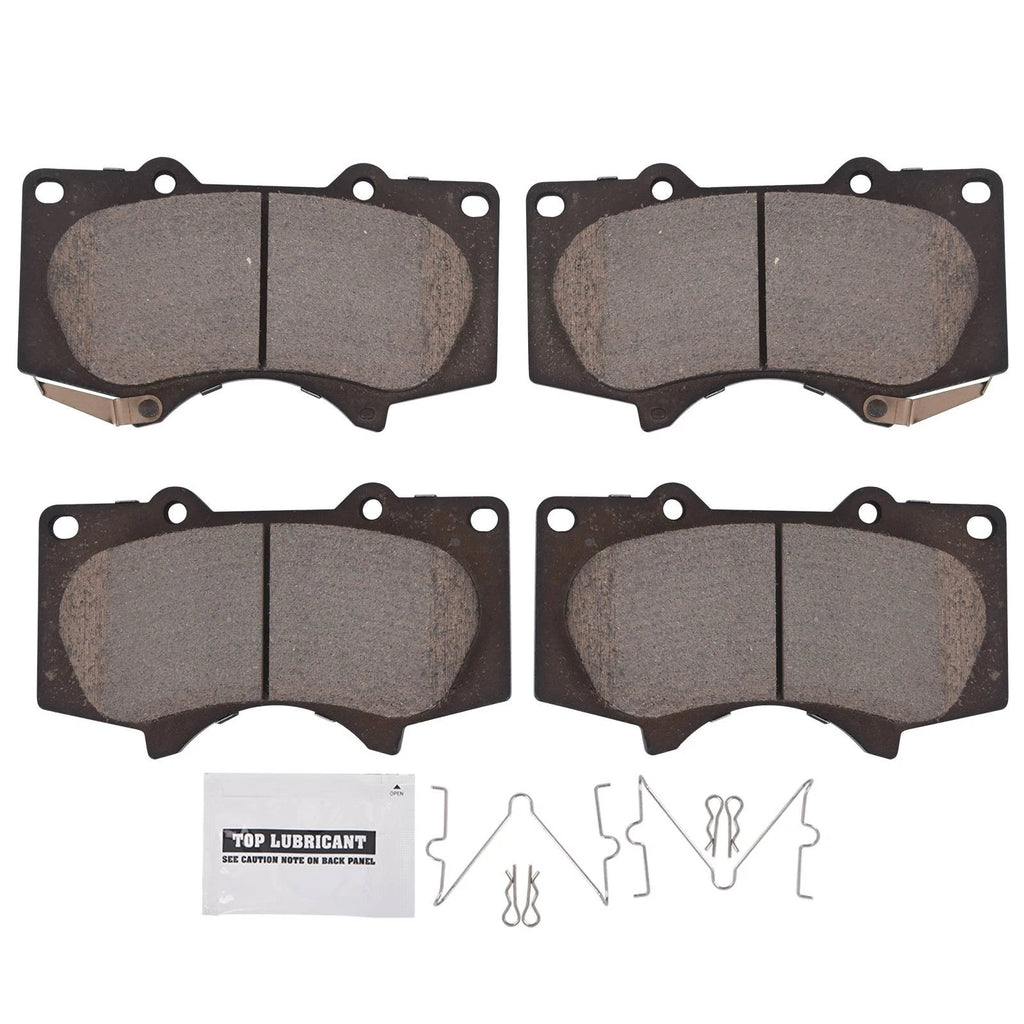 Front Ceramic Brake Pads for Toyota 4Runner FJ Cruiser Sequoia Tacoma (2003–2023)