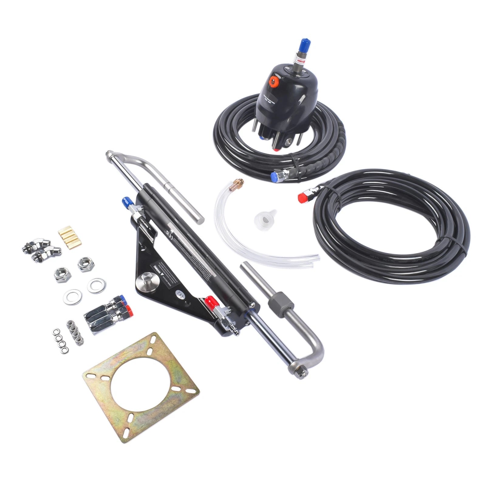 Hydraulic Outboard Steering Kit for Boat Marine System (150HP) w/2x20FT Hose