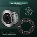 2X 1.5" Wheel Spacers 6x5.5 for Toyota 4Runner (1989–2022), FJ Cruiser (2007–2014)