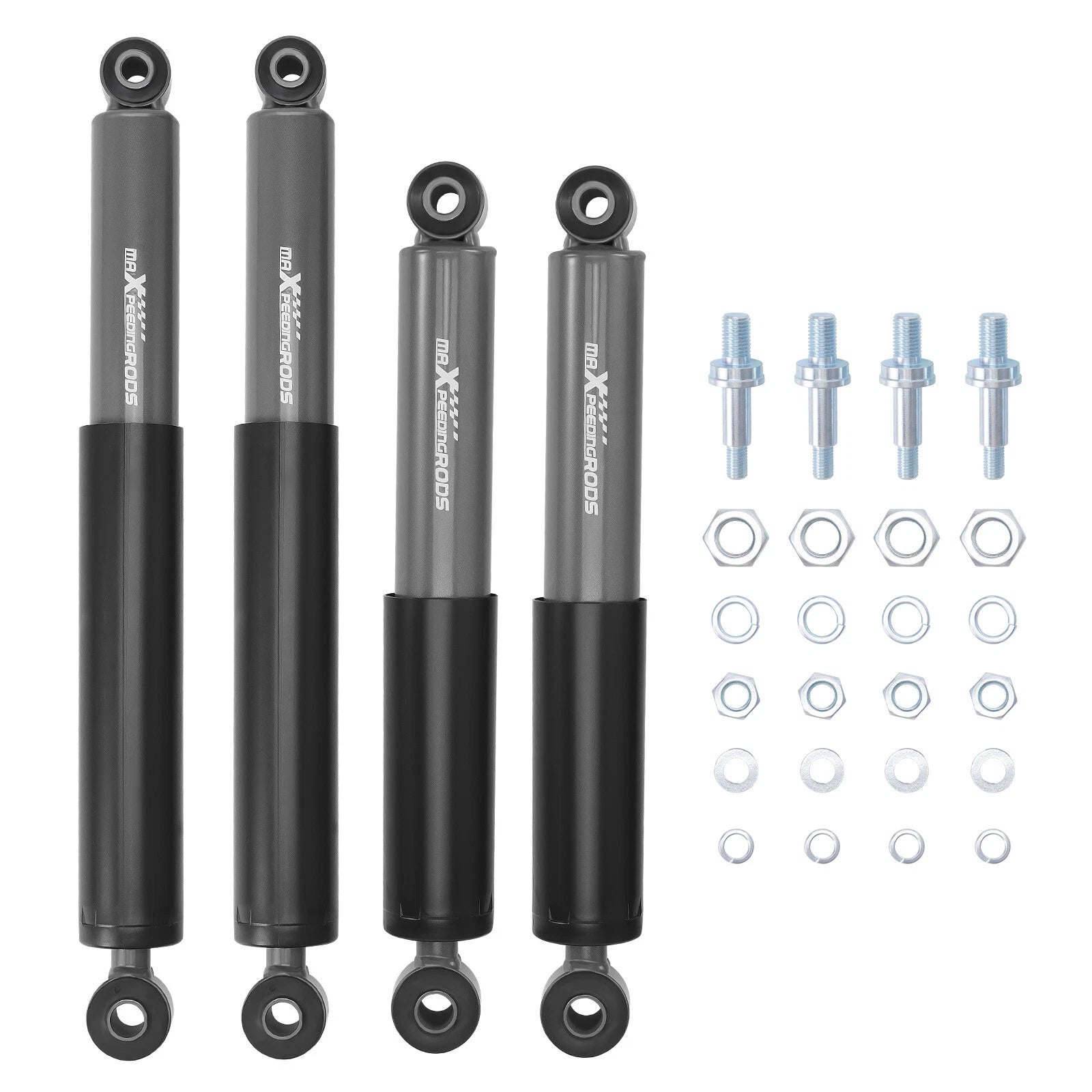 Shocks Kit for Chevy GMC C10 (1973-1987) 2-5" Front & 4-7" Rear Drop